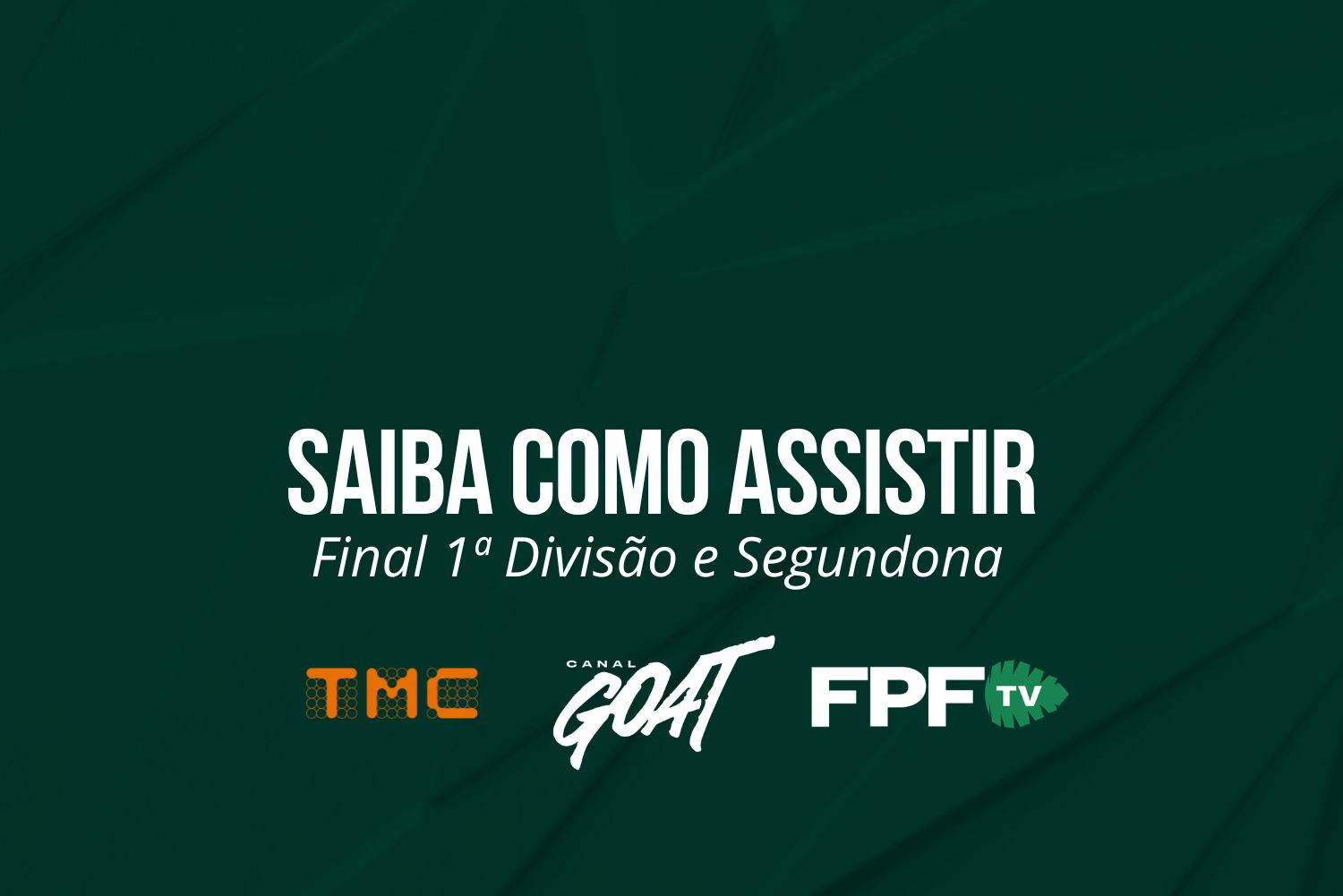 Saiba como assistir ao jogo de ida da final do Paranaense 2026 e ao início da Segundona