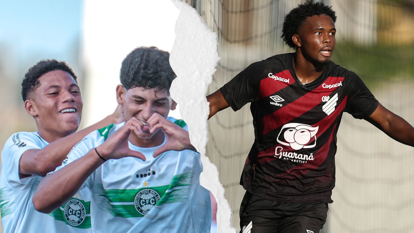 Foto: Luís Henrique Lisbôa/ Coritiba e Yan Guimarães/ Athletico