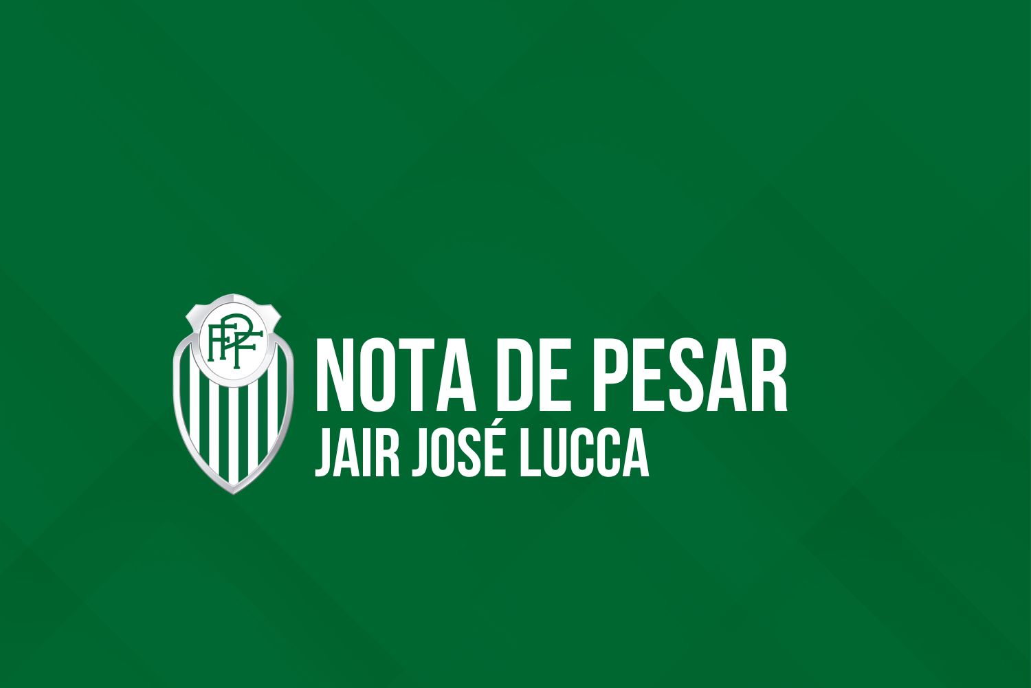 Nota de pesar – Jair José Lucca 1 COMUNICADOS 9